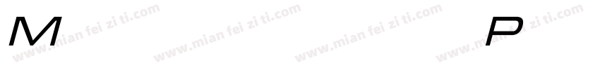 MicrogrammaPro BoldExtended字体转换